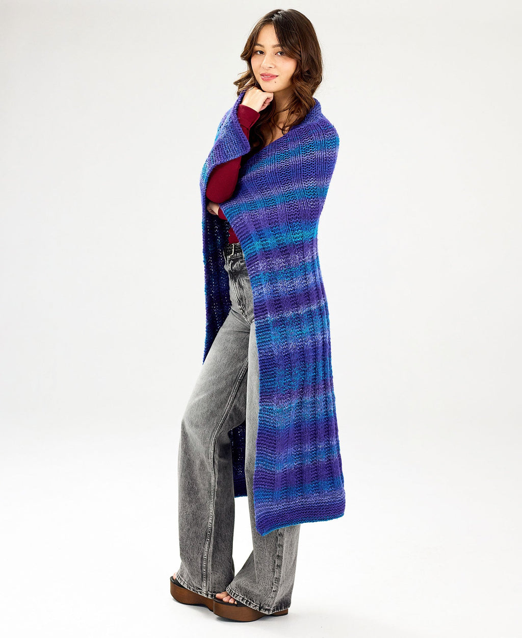 Garter Columns Throw