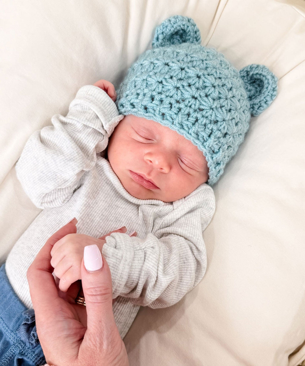 Star Stitch Baby Bear Hat