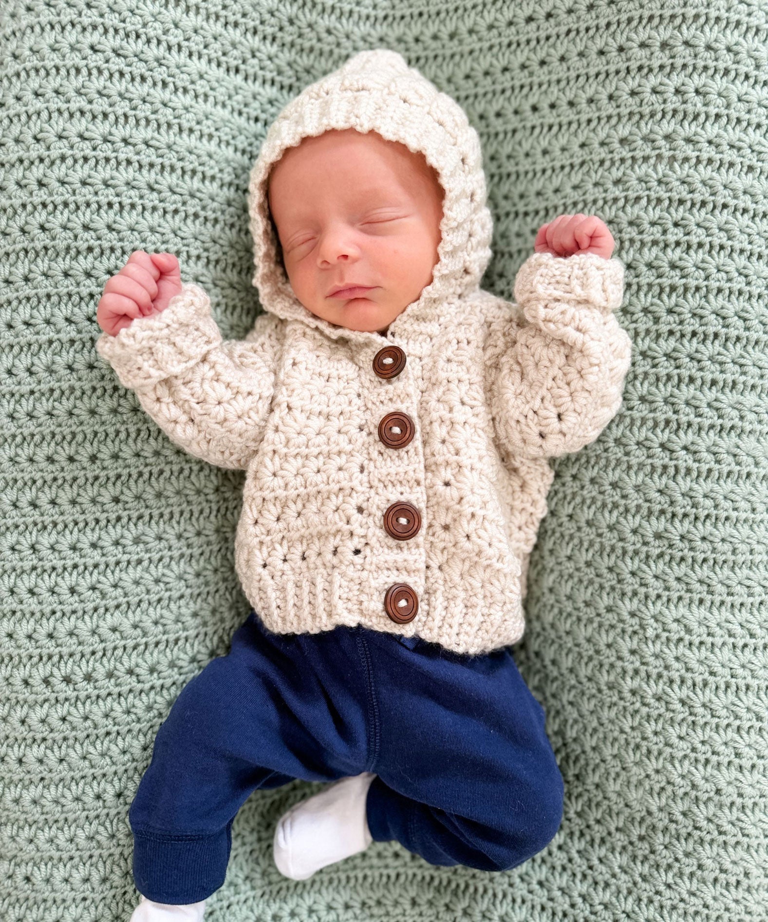 Mini Star Stitch Cardigan