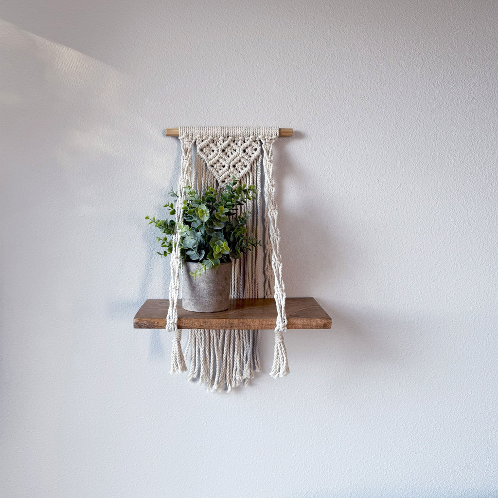 Macrame Wall Shelf