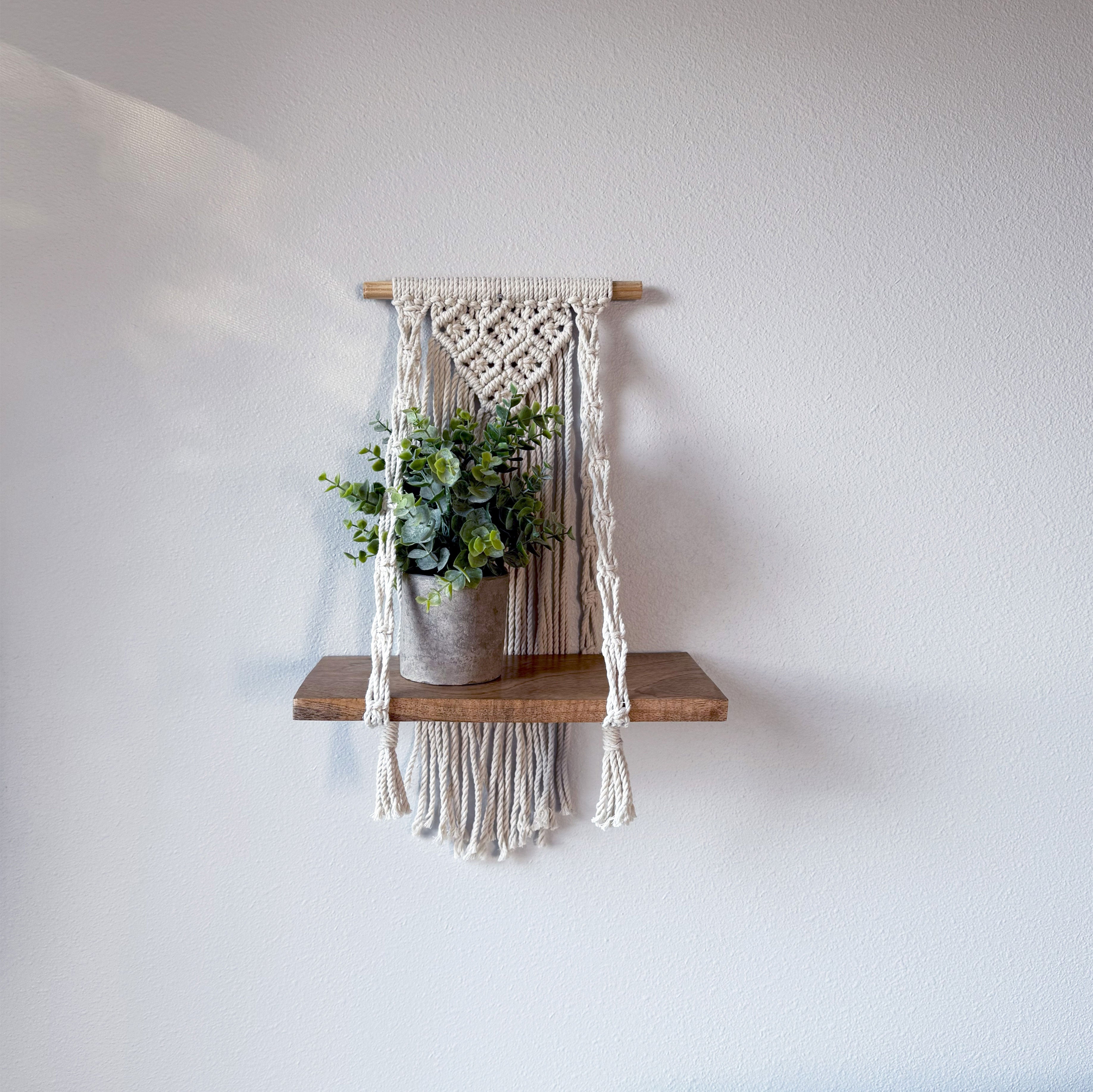 Macrame Wall Shelf