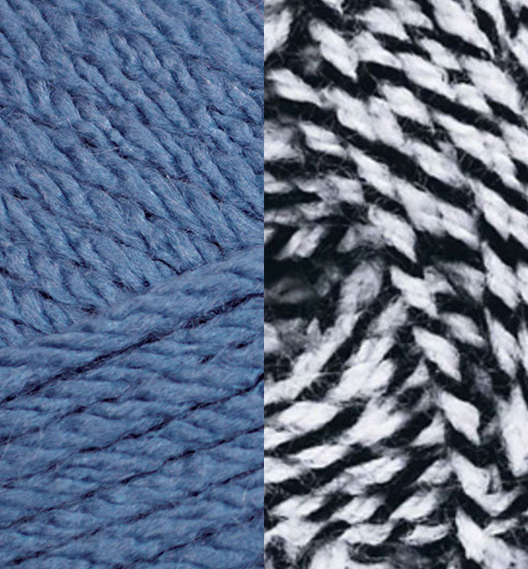 Cables in Ragg Afghan