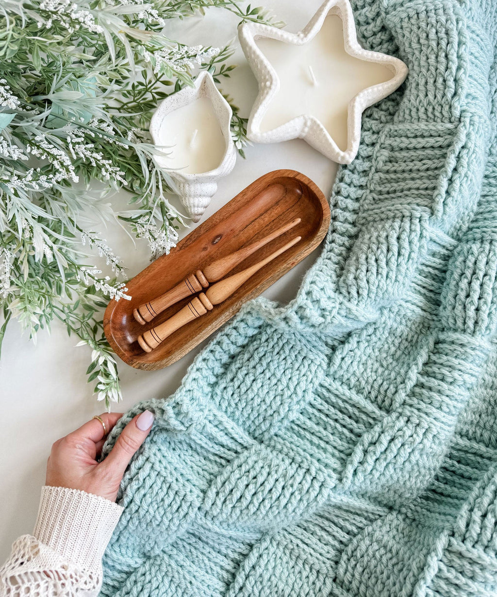 Seabreeze Basketweave Blanket