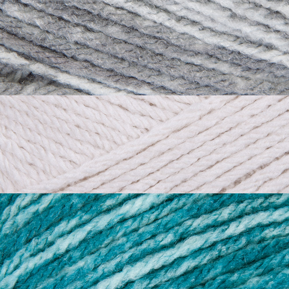 Land and Sea Knit Blanket