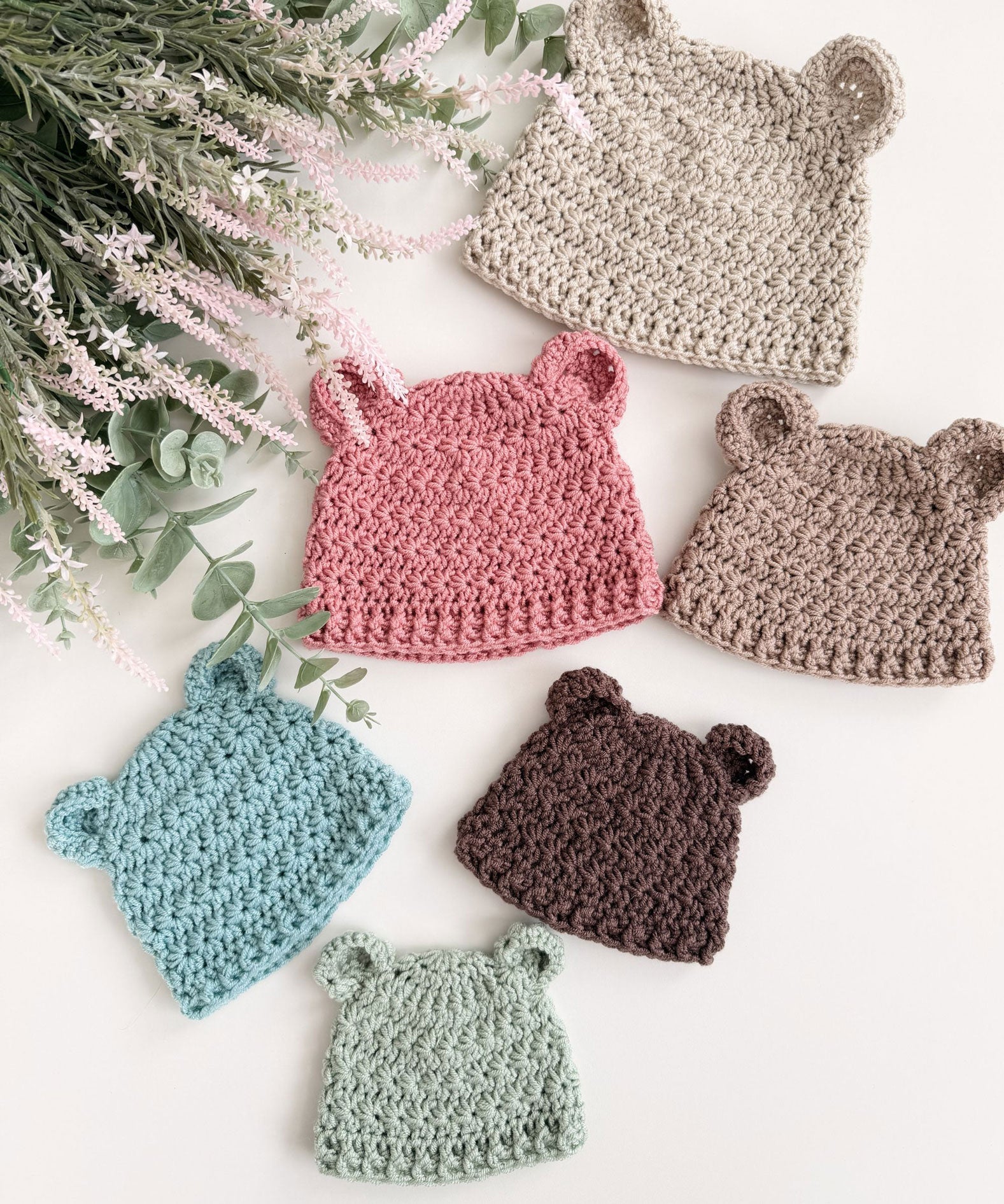 Star Stitch Baby Bear Hat