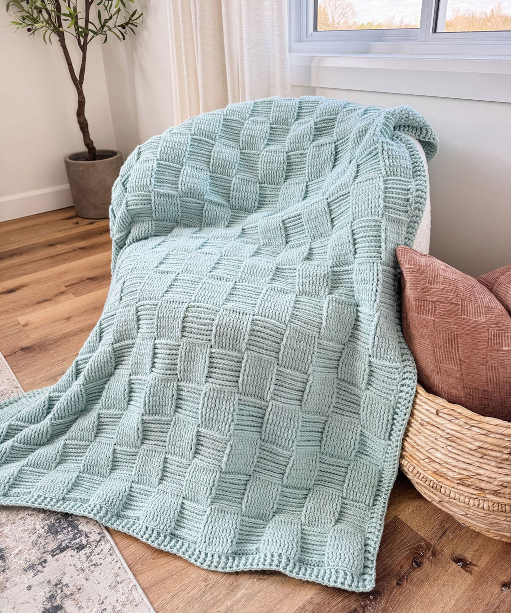 Seabreeze Basketweave Blanket