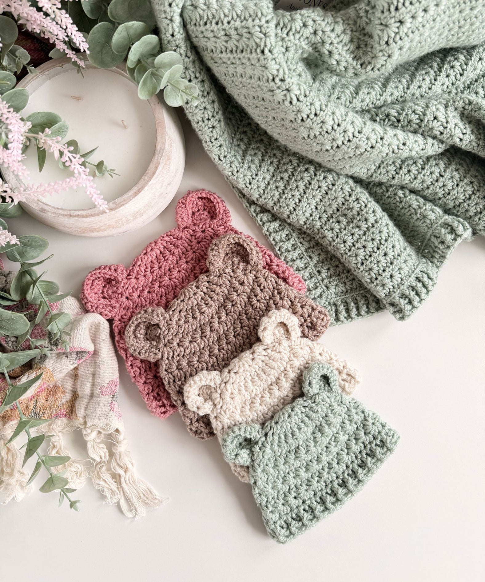 Star Stitch Baby Bear Hat