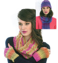 Starburst Scarf Hat Snood & Gloves Pattern