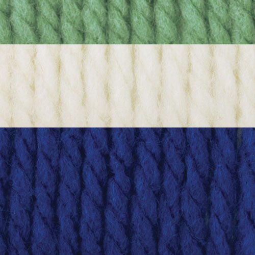 Chunky Stripes Crochet Blanket