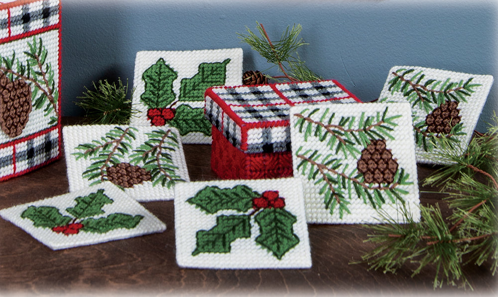 Winter Welcome Plastic Canvas Ensemble