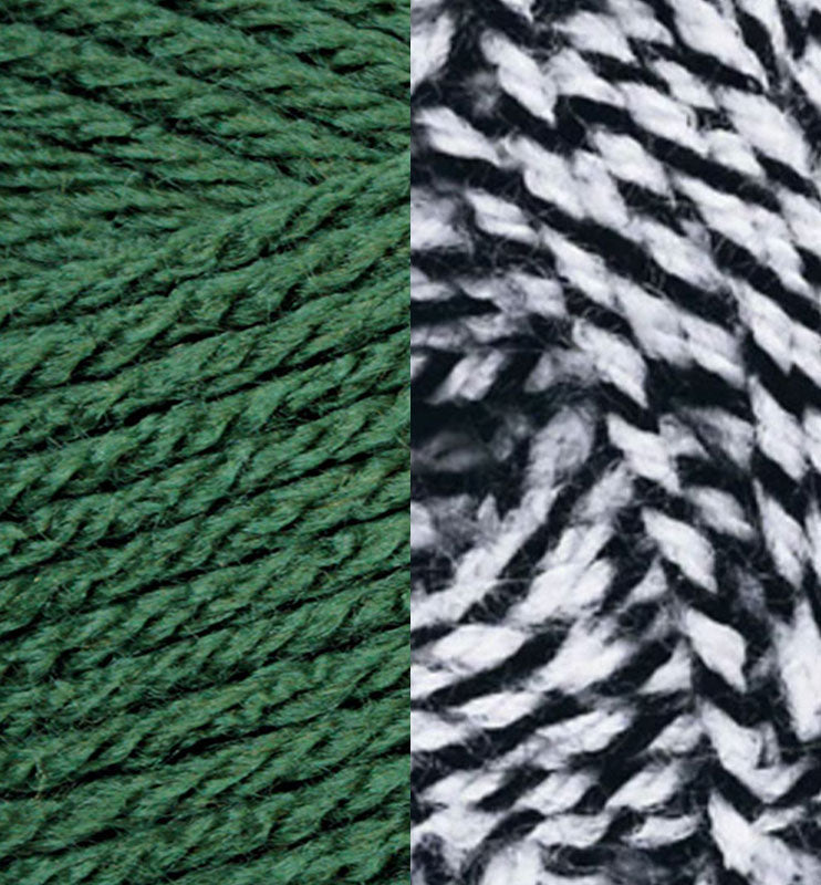 Cables in Ragg Afghan