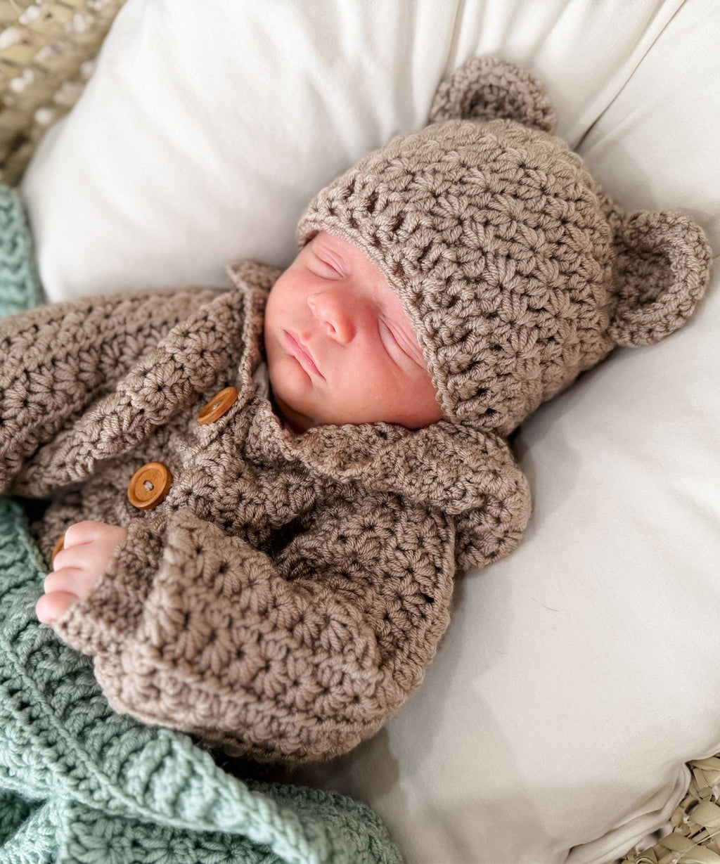 Star Stitch Baby Bear Hat