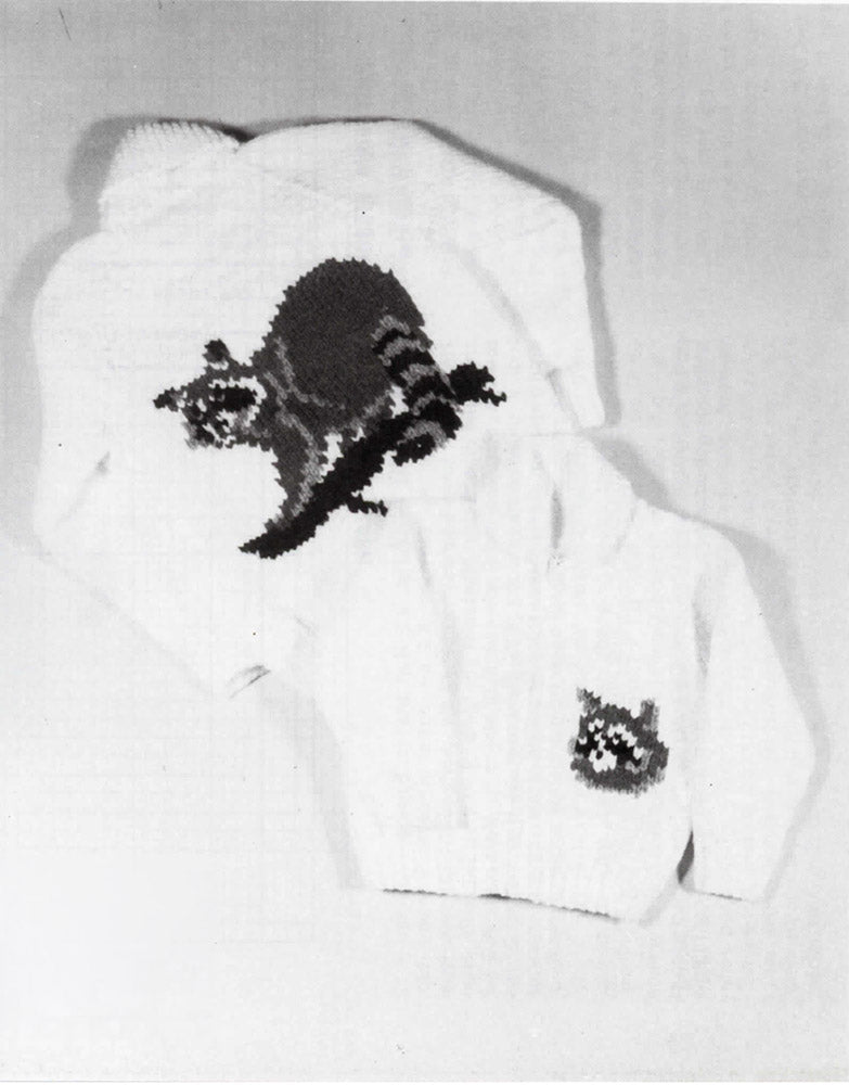 Children's Raccoon Cardigan Pattern