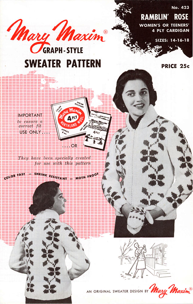 Ramblin' Rose Cardigan Pattern