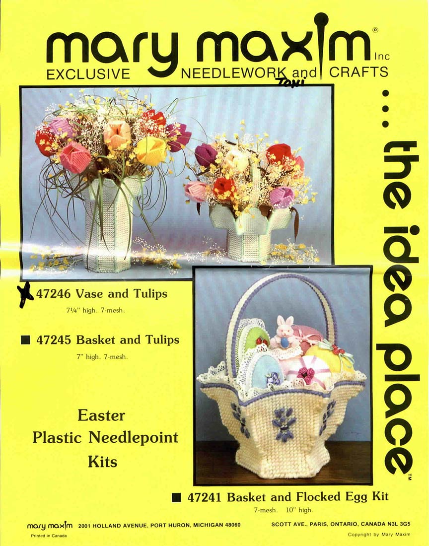 Vase and Tulips Pattern
