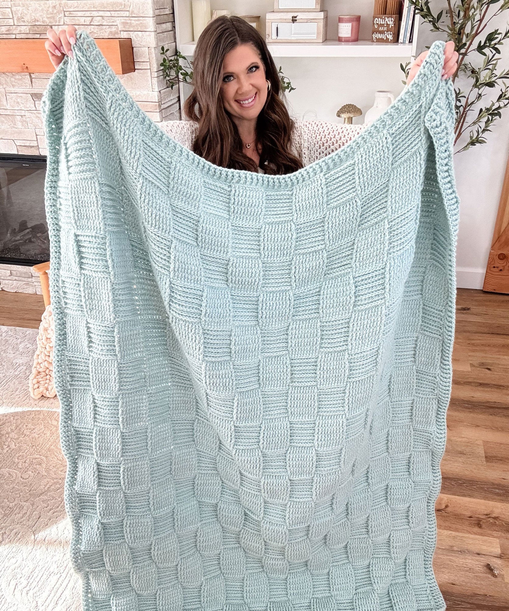 Seabreeze Basketweave Blanket