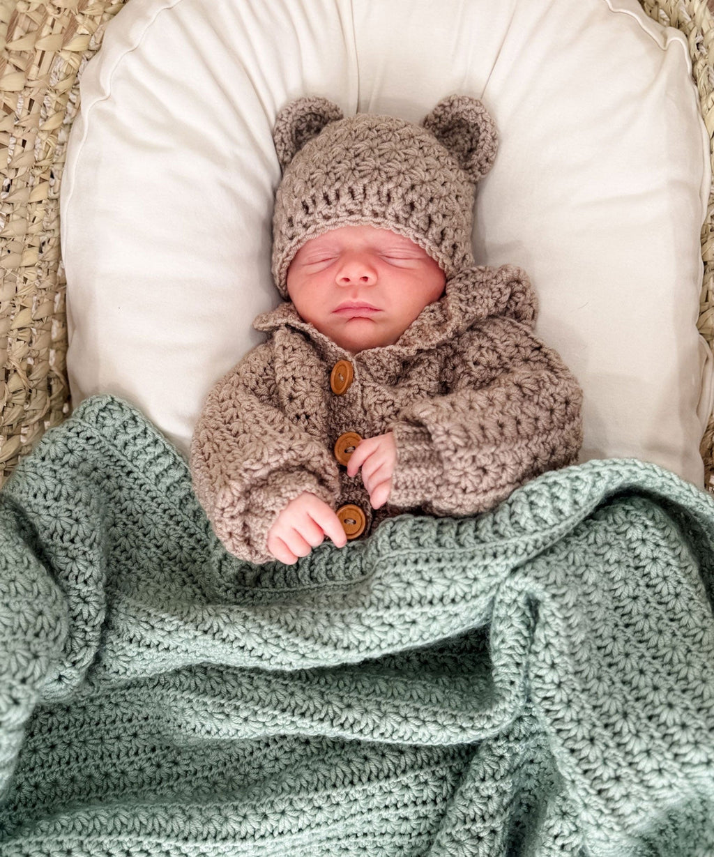 Star Stitch Baby Bear Hat