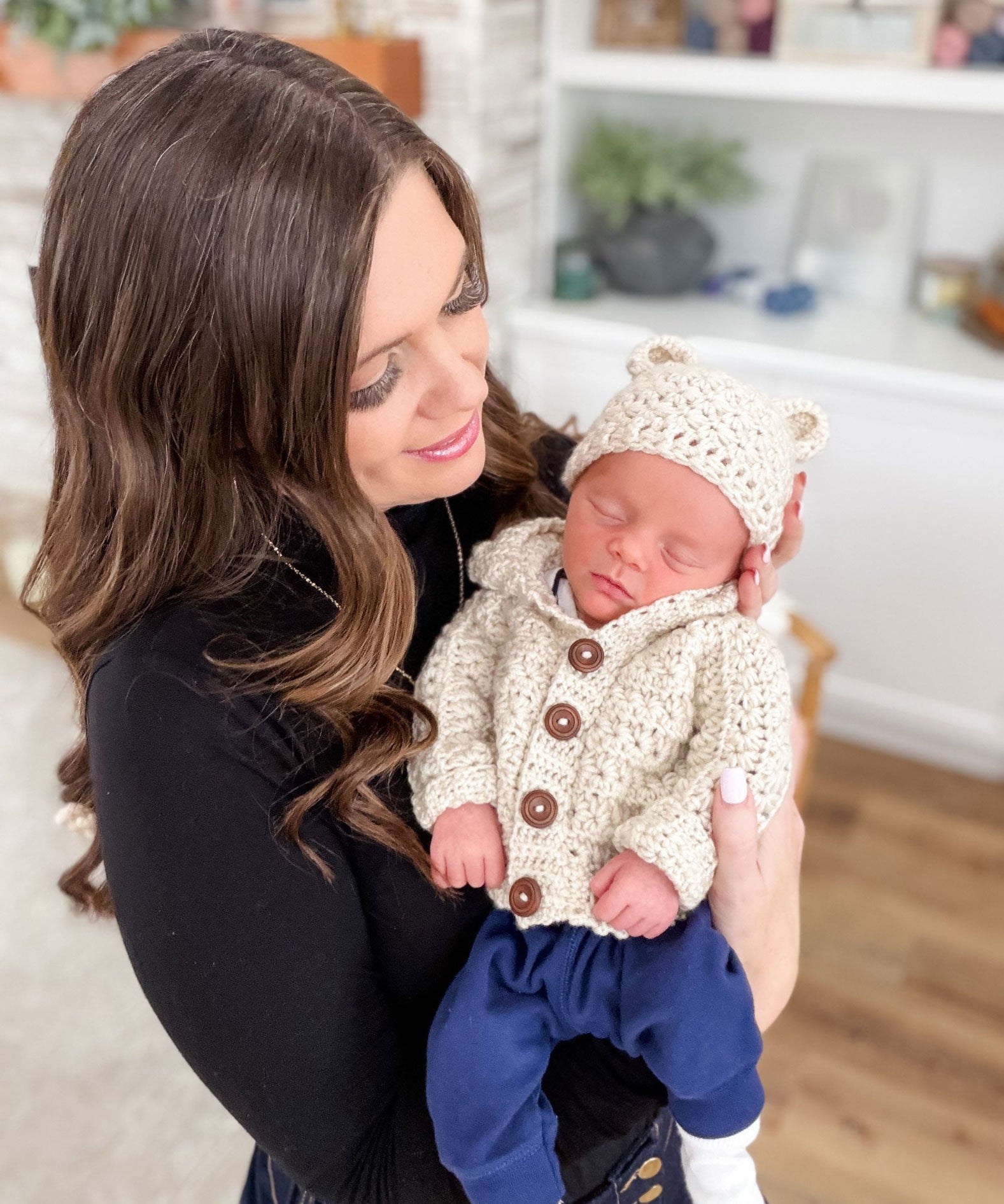 Mini Star Stitch Cardigan