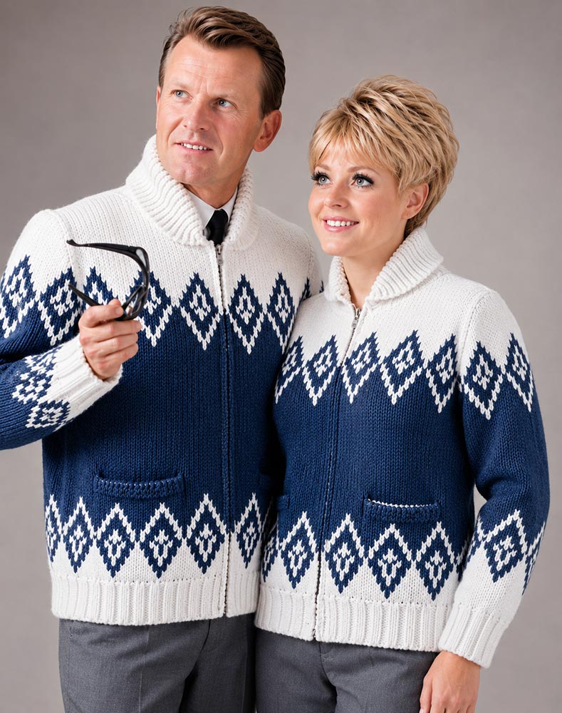 Ladies' or Youths' Icelandia Cardigan Pattern