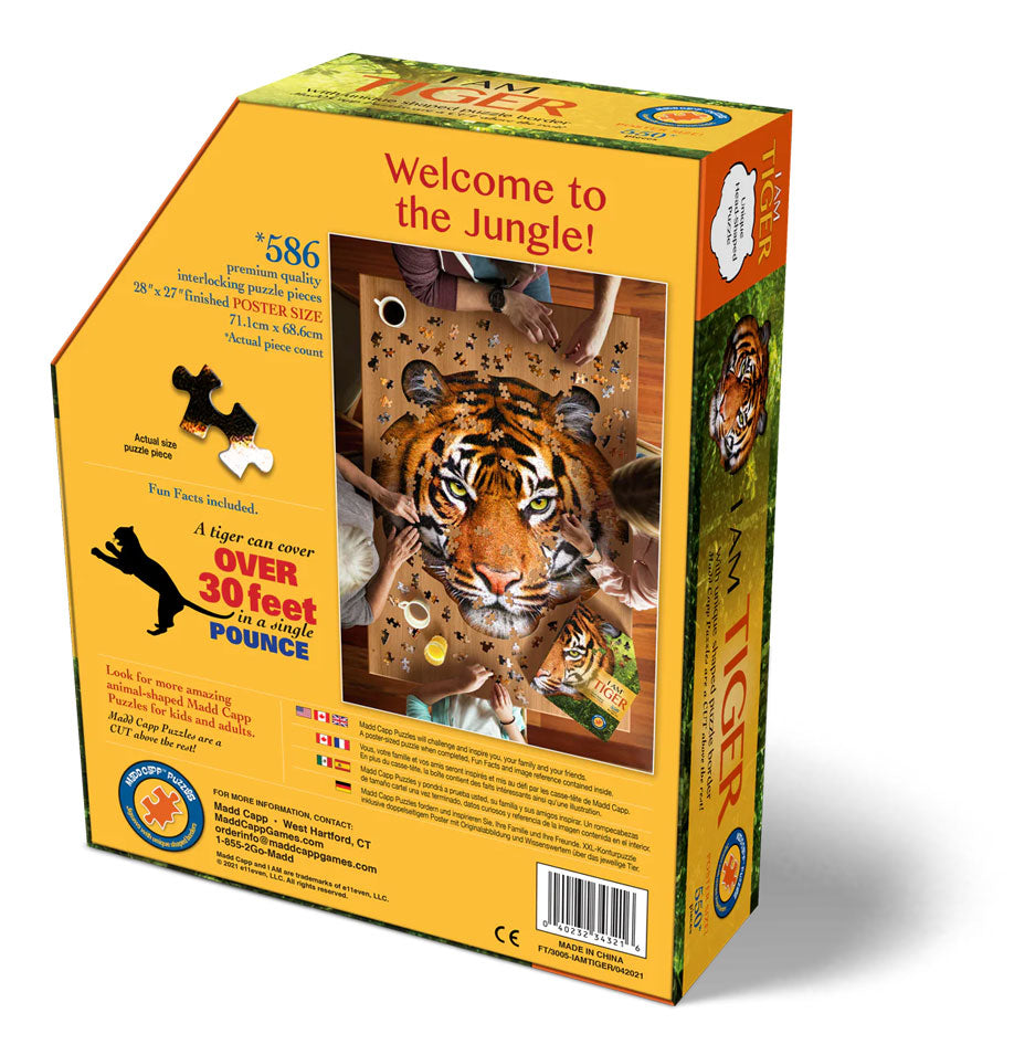 I Am Tiger Large Jigsaw Puzzle
