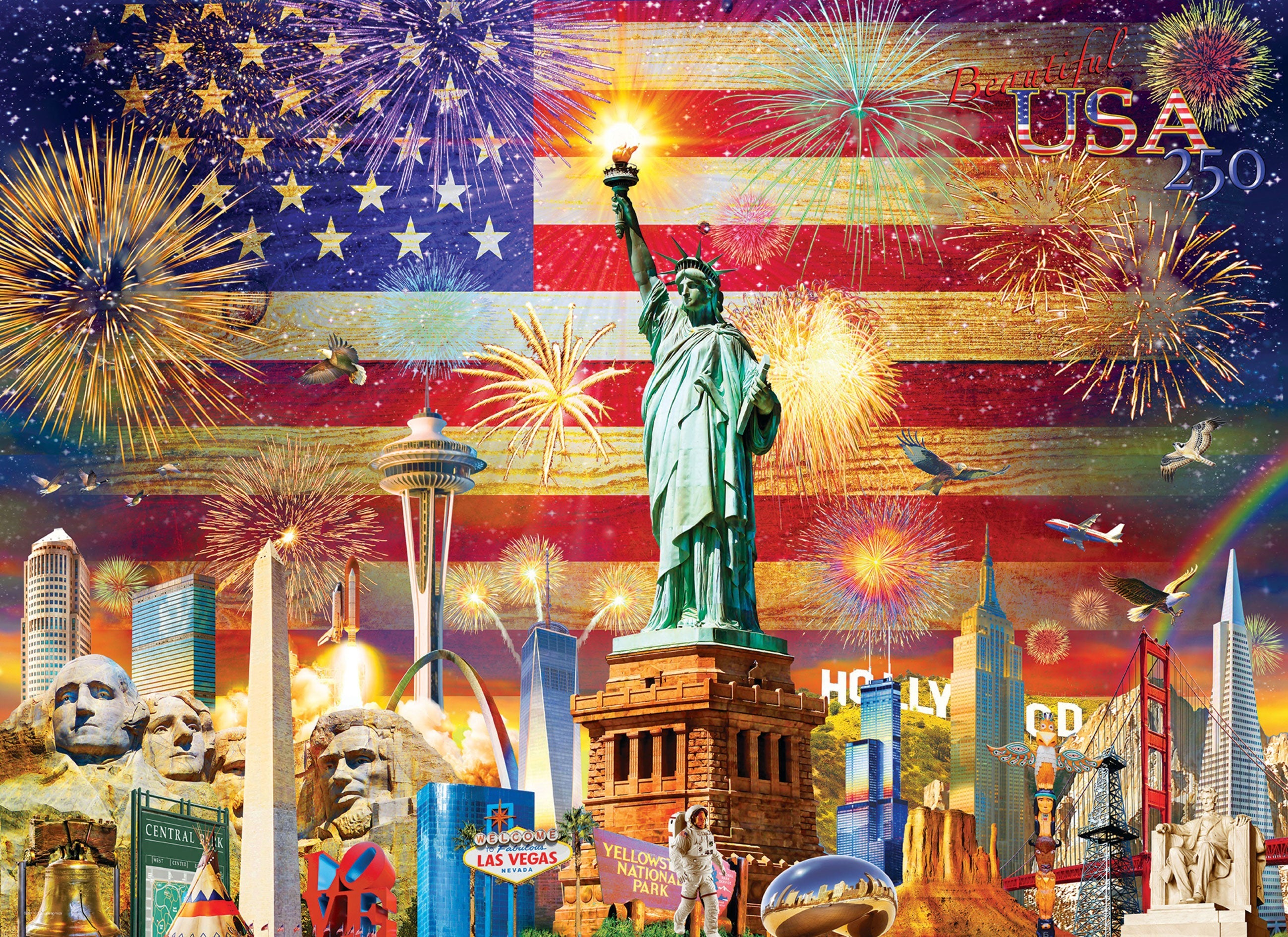 Patriotic Sights USA Puzzle