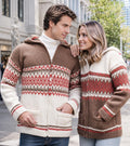 His and Her Hooded Cardigan Pattern