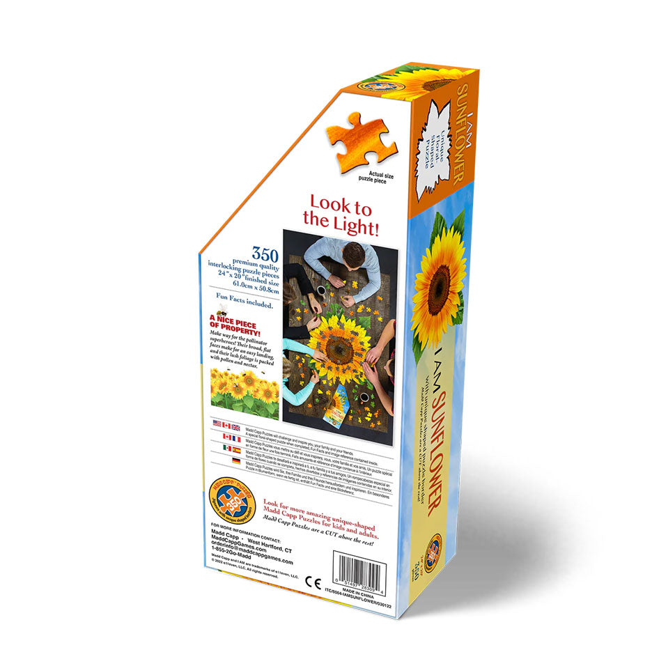 I Am Sunflower Large Jigsaw Puzzle