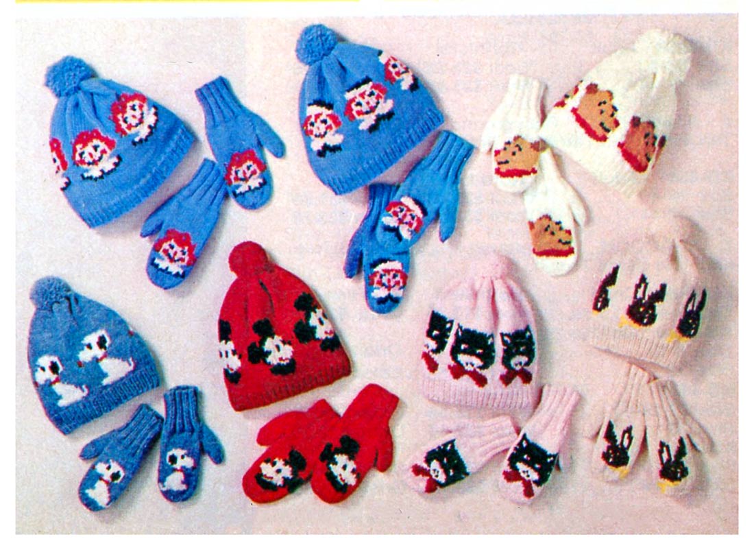 Kitten Hat & Mitts Pattern