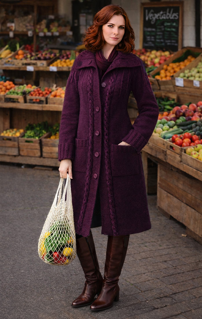 Aran Coat Pattern