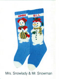 Snow Lady Stocking Pattern
