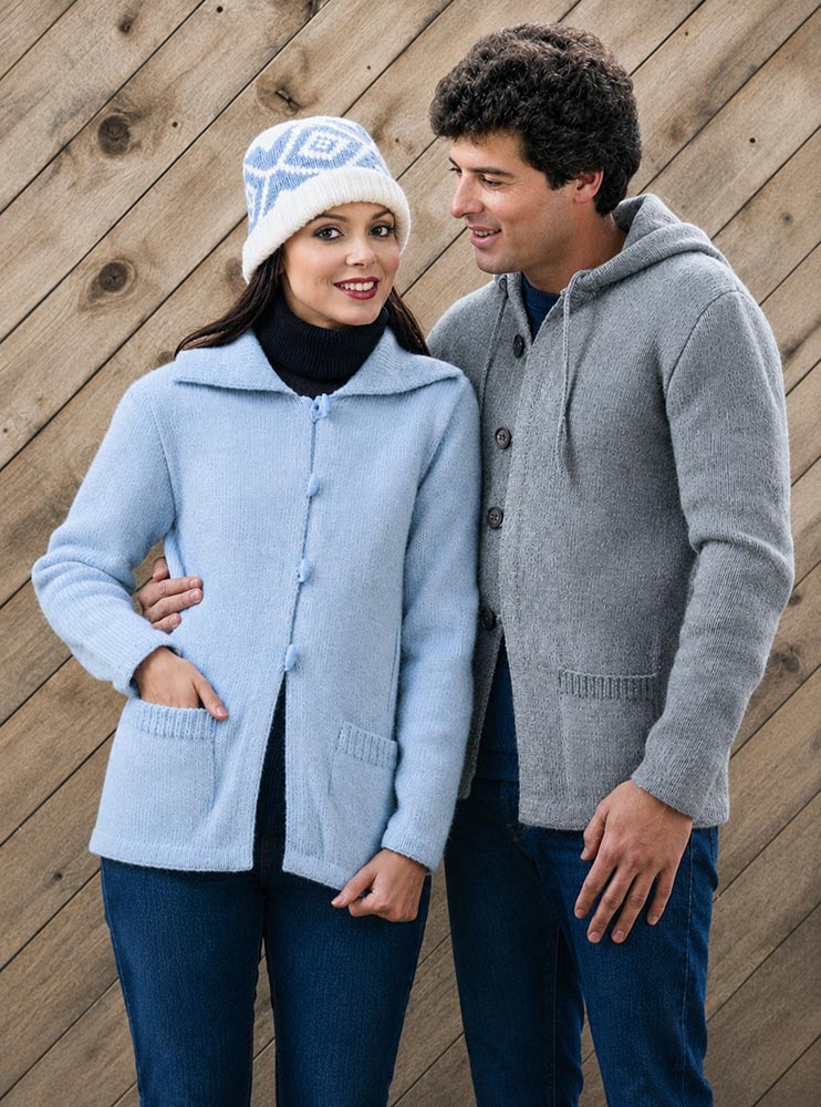 Duffle Coat with Hood or Collar Pattern