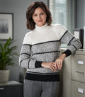 Ribbed Neck Pullover Pattern