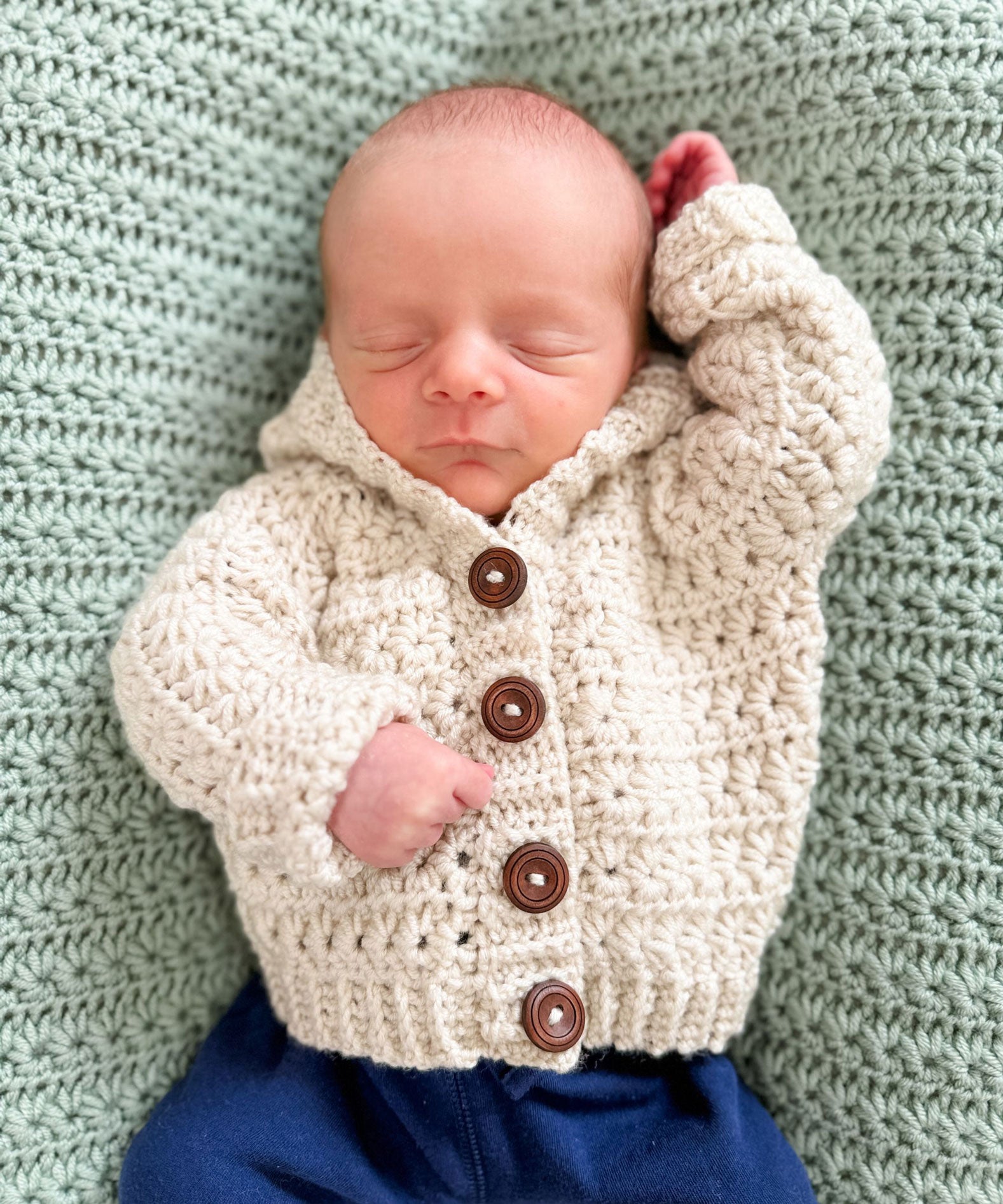 Mini Star Stitch Cardigan