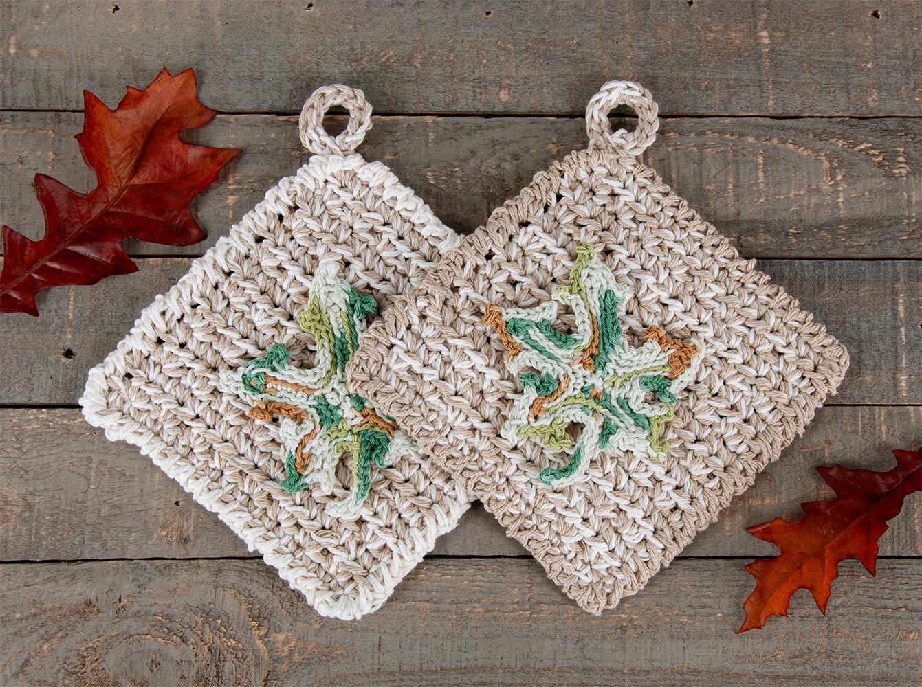 Autumn Leaf Potholders