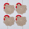 Easy Crochet Chicken Coasters