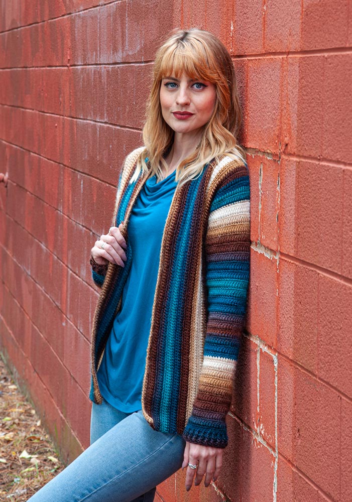 Crocheted Prism Cardigan Pattern