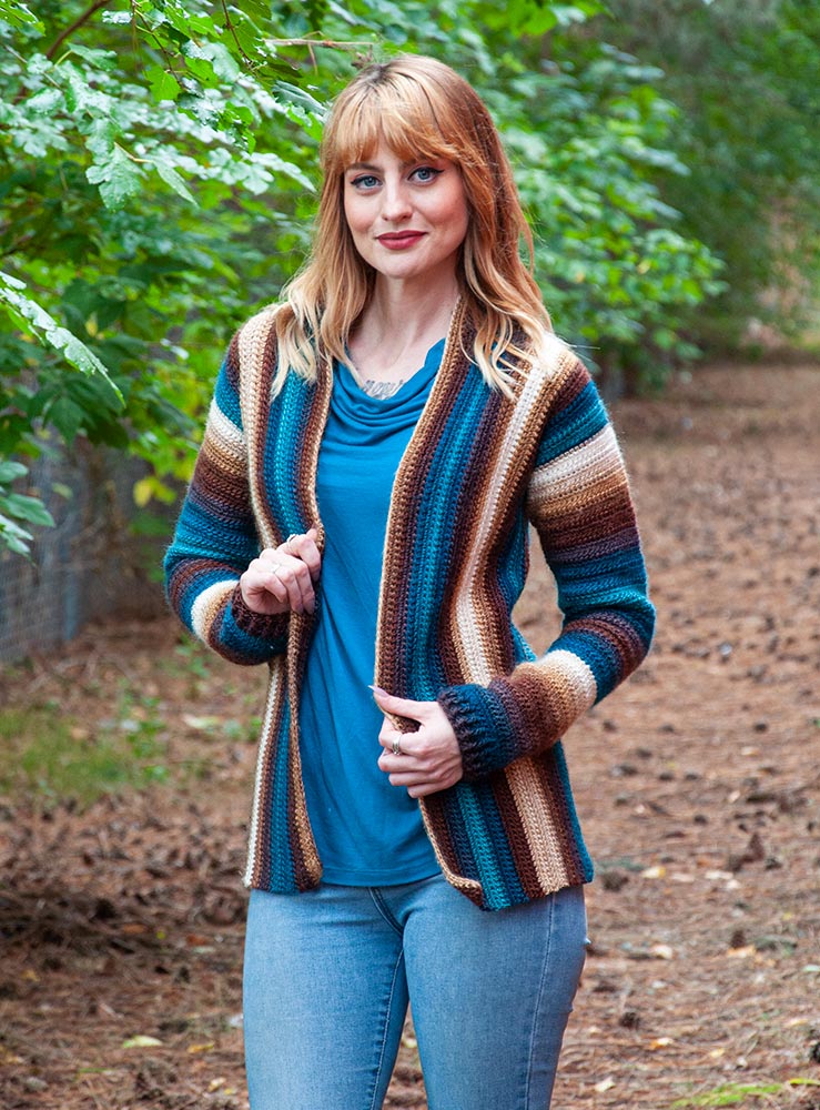 Crocheted Prism Cardigan Pattern