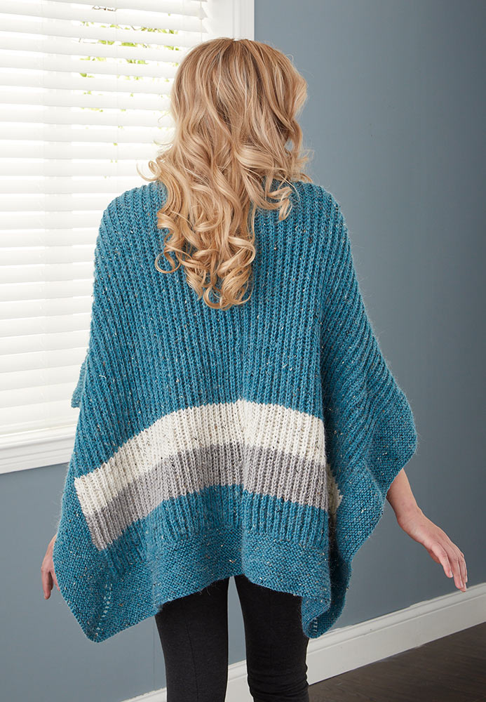 Striped Ruana