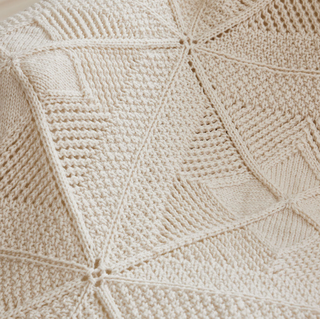 Lace Blocks Throw