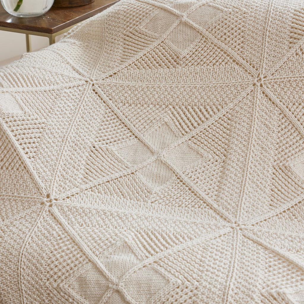 Lace Blocks Throw