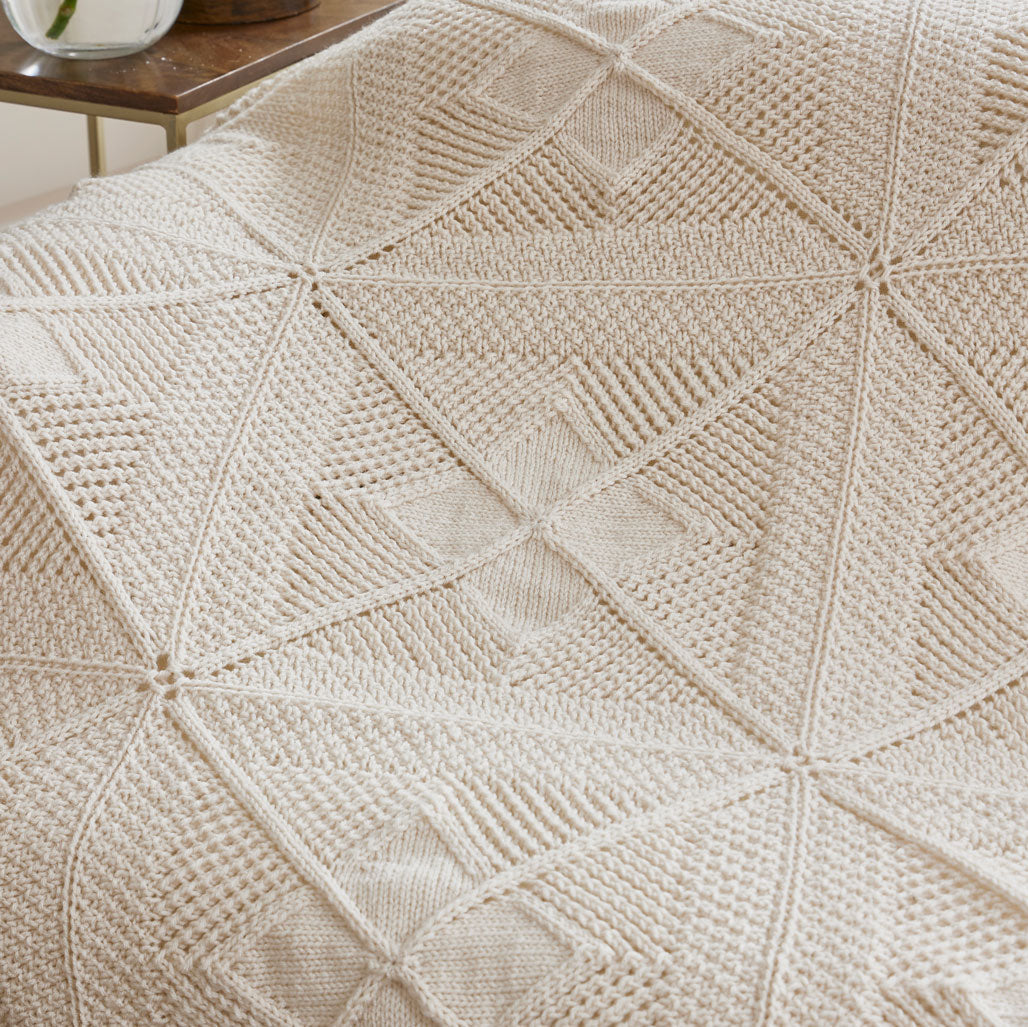 Lace Blocks Throw