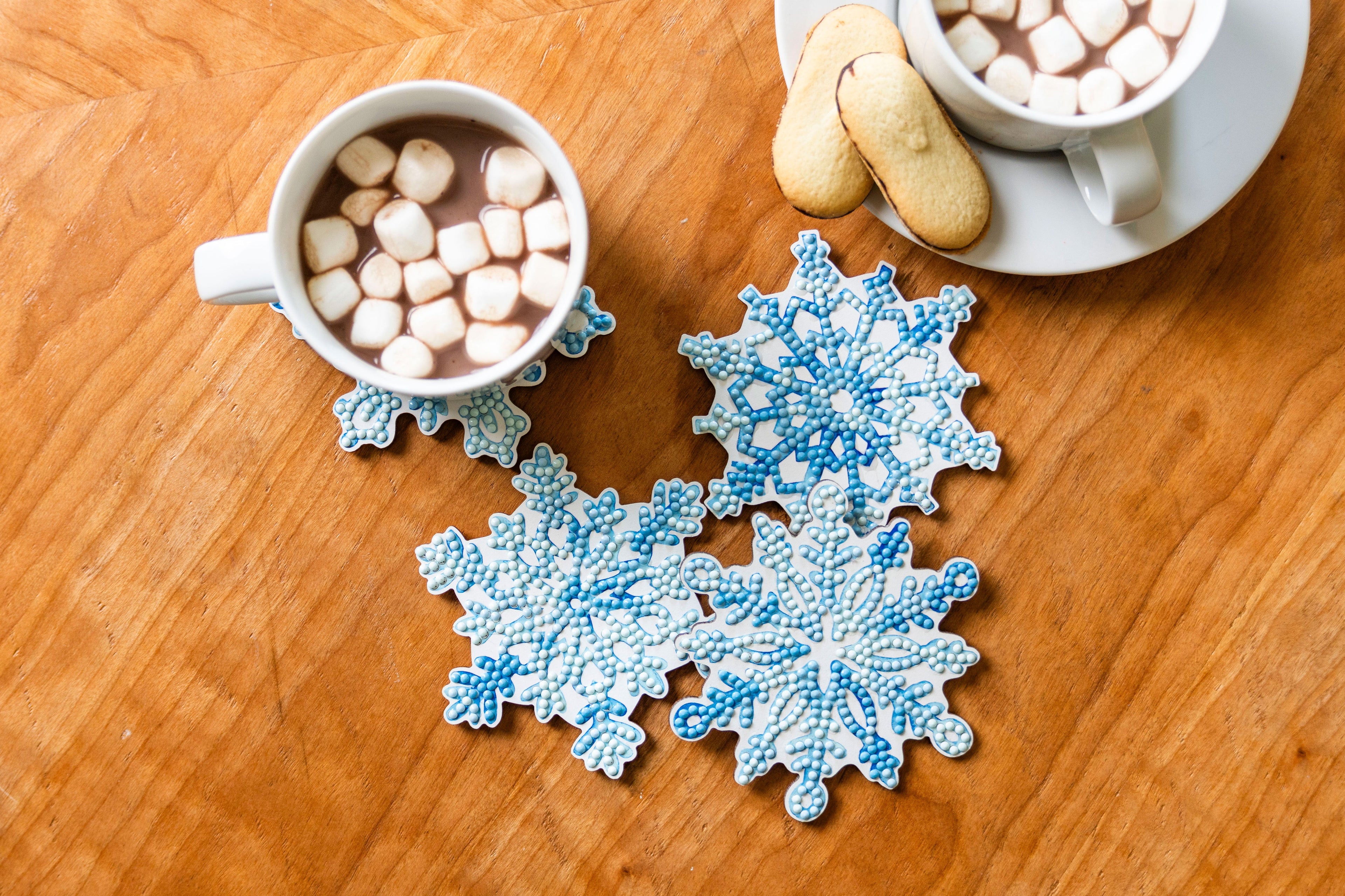 Snowflake Coasters Diamond Dotz Kit