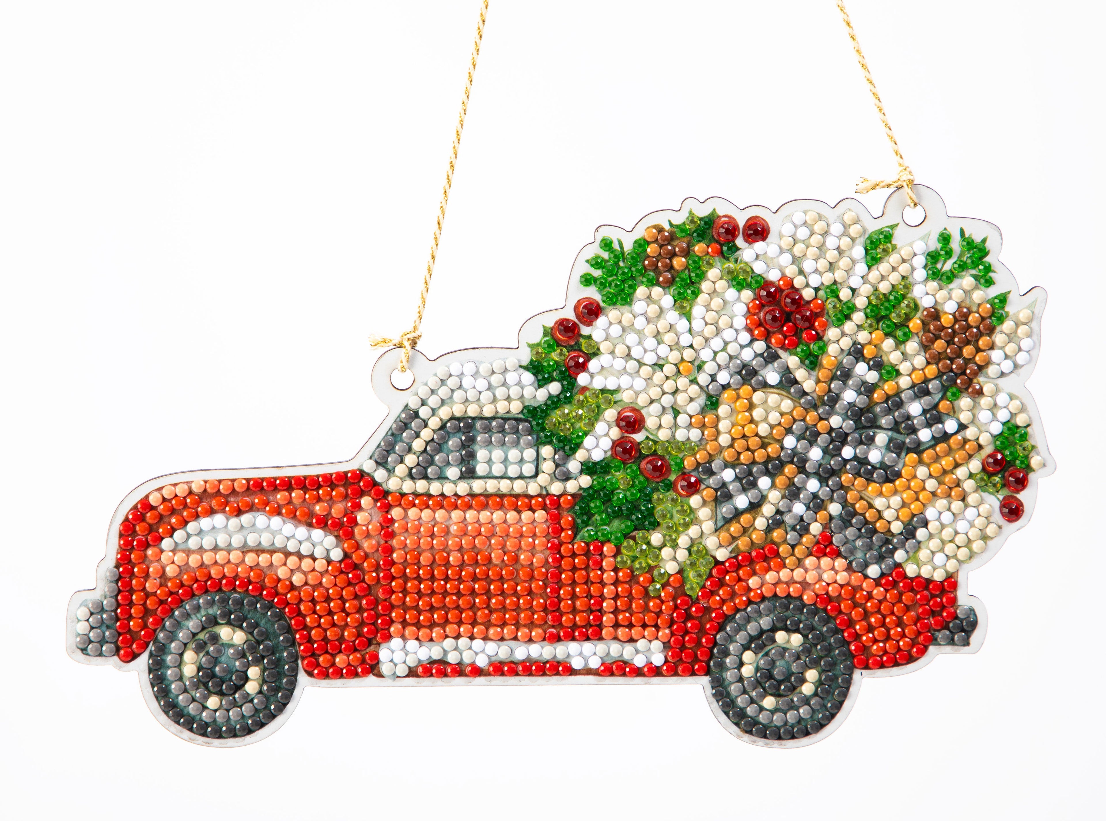 Christmas Truck Wall Hanging Diamond Dotz Kit