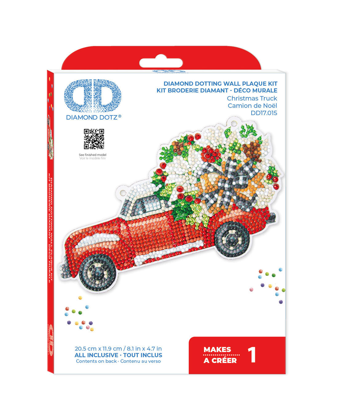 Christmas Truck Wall Hanging Diamond Dotz Kit