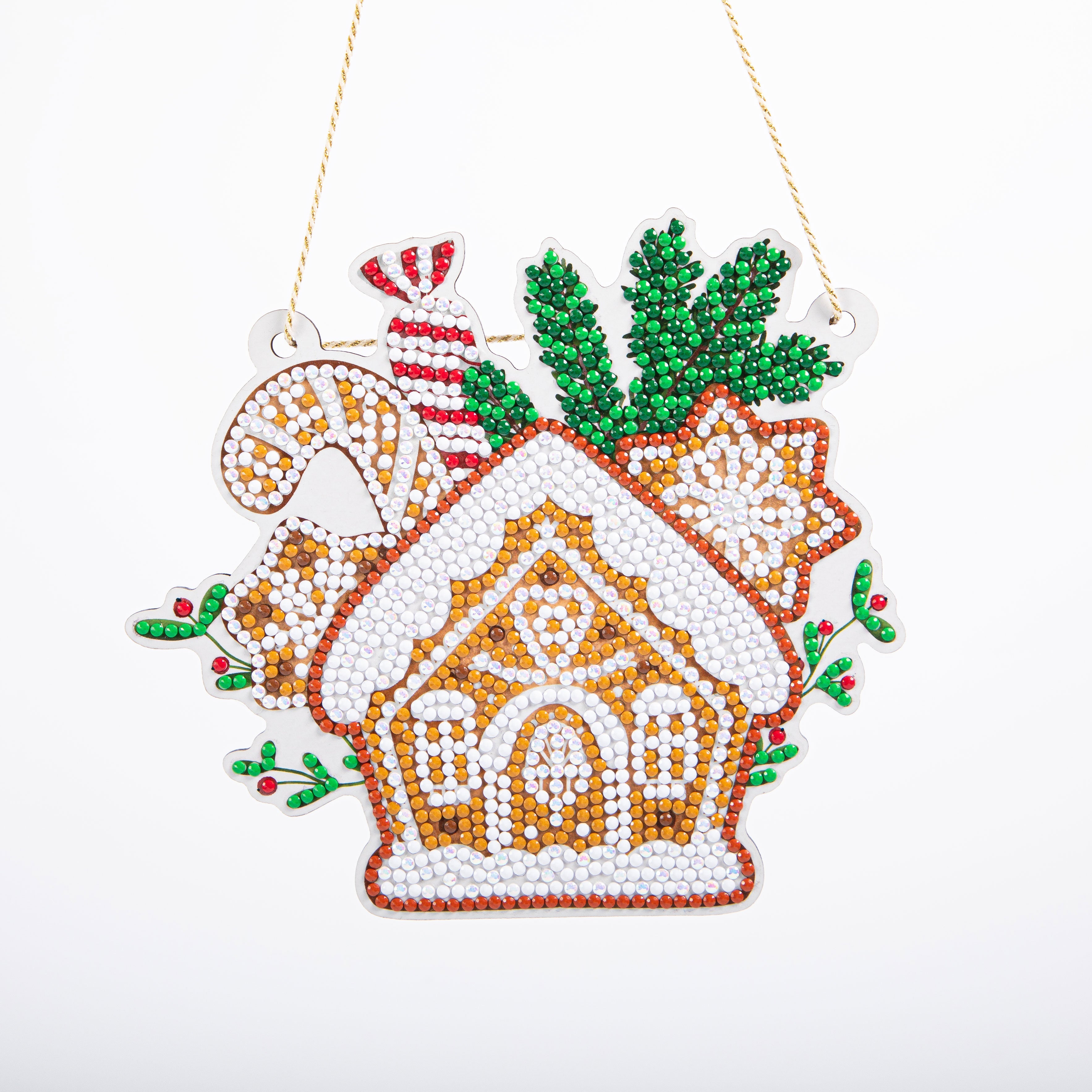Gingerbread House Wall Plaque Diamond Dotz Kit
