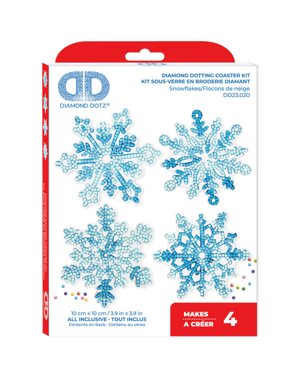 Snowflake Coasters Diamond Dotz Kit