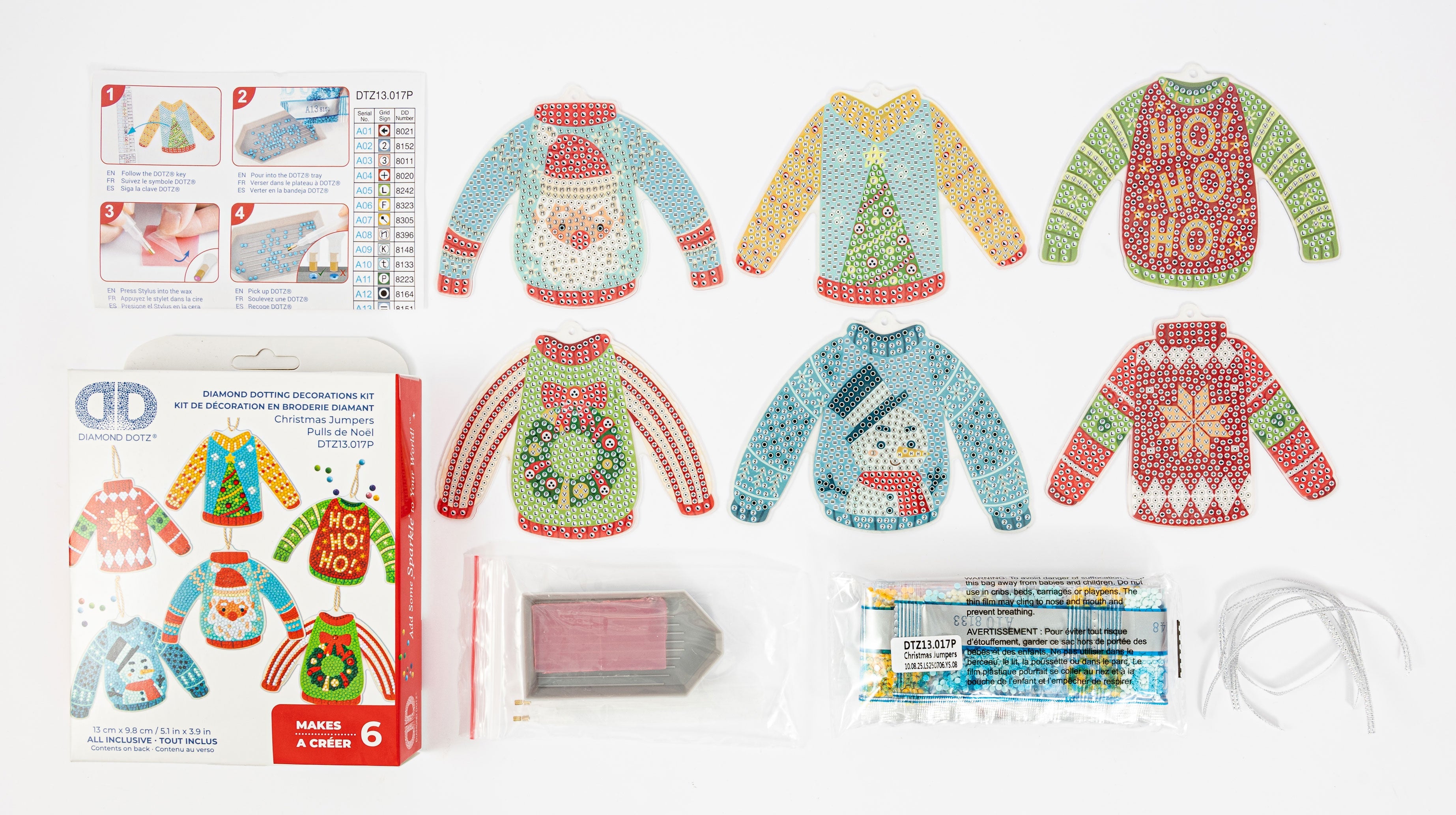 Christmas Jumpers Diamond Dotz Ornament Kit