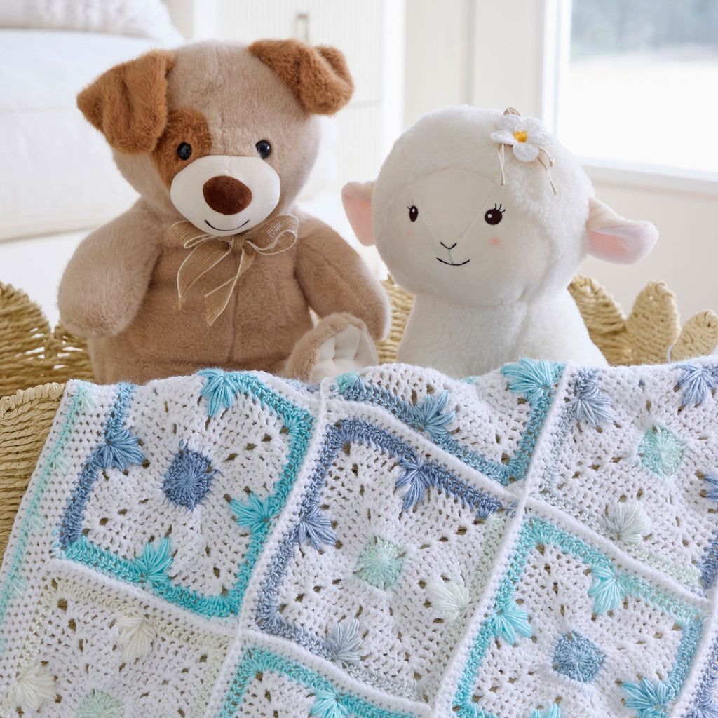 Dreamy Peaks Baby Blanket
