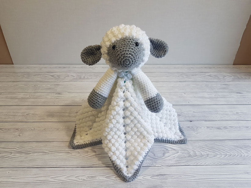 Liam the Lamb Crochet Baby Lovey