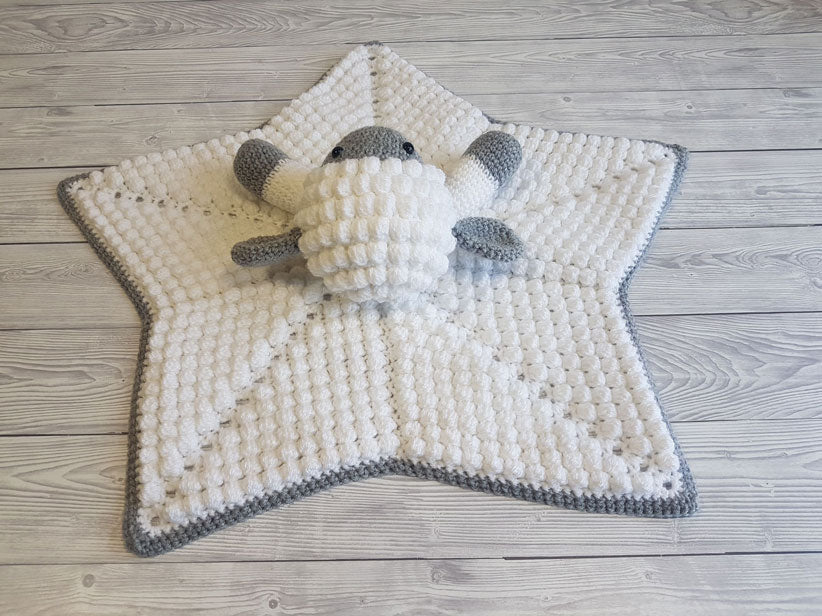 Liam the Lamb Crochet Baby Lovey